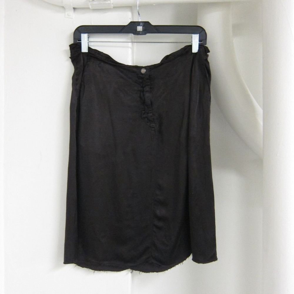 Vintage Maison Margiela Brown Satin Skirt